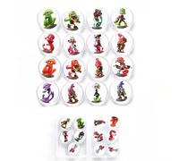 (16 Mini Circular tag) 16PCS Splatoon 2 Amiibo for Nintendo Switch WII U