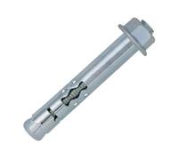 16 mm X 111 mm Sleeve Anhcor with Hex Nut, Expansion Screw with Hexagonal Nut and Threaded Stud, Expanding Metal Wall Plug, Preassembled Wedge Anchors for Concrete Masonry, Brick Wall (Pack of 2)