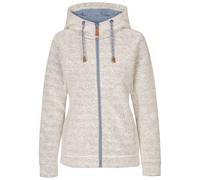 (16, Off White) Trespass Womens Hoodie Full Zip 2 Pockets Ronee