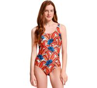 (16, Orange Tropical) Regatta Womens Orla Kiely Summer Beach Swimming Costume Swimsuit