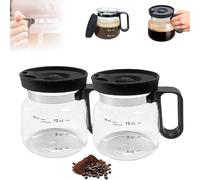 16 Oz Glass Coffee Mug - Coffee Pot Style, 2025 New 16 Oz Glass Coffees Mug in Coffees Pot Shape Mini Mocha Coffee Pot Coffee Mug Makes, for Hot Teas, Hot Chocolate, Iced Coffee