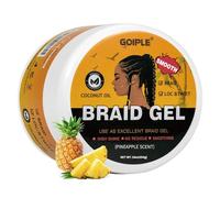 16 OZ Large Capacity Family Pack Smoothing Braiding Gel for Twist, Locs, Braids, Edge Control, Cornrows - Strong Hold, No Flake, Tames Frizz, No Alcohol, Easy to Use Twist and Lock Gel