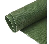 16 OZ Waxed Canvas Duck Fabric by The Yard Craft Upholstery Tan Fabric,100% Cotton One Yard (Green, 18x58 inch)