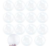 16 Pack 6 Inch Inflatable Beach Ball Transparent Beach Balloons Clear Summer Swimming Pool Balls for Summer Pool Party Supplies