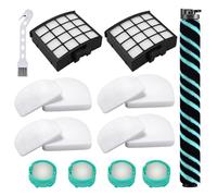 16 Pack AZ3900UKT Brush Roller Filter Replacement Part Compatible with Shark AZ3900UKT AZ3900UKTBK PowerDetect Corded Upright Vacuum Cleaner Accessories Parts