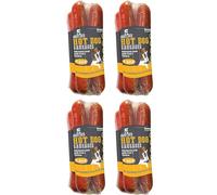 16 Pack Bundle Chicken & Pork Dog Sausages (4 x 4 Pack) - High Meat Content, Gluten/Grain Free, Perfect as Dog Training Treats + Koala Pets Dog Poo Bags