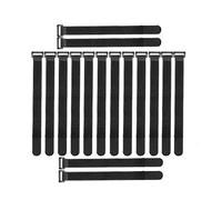 [16 Pack] Cable Straps 12 inch, Reusable Fastening Cable Ties Set, Adjustable Multipurpose Hook and Loop Securing Cinch Straps for Cord Management (1 inch Wide) by Tangser
