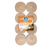16 Pack Colour Tea-Lights - Vanilla & Coconut Scented Candles - Tropical Fragrance Tealights with Coloured Wax - Ideal for Home Décor, Relaxation, Gifting & Everyday Use