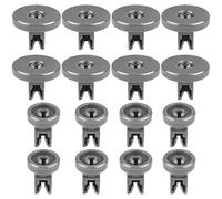 16 PACK Dishwasher Wheels for Lower and Upper Basket, Dishwasher Roller Wheels Universal Replacement Accessories Compatible with A-EG El-ectrolux Favorit Zanussi Juno (Lower 40mm,Upper 25mm)