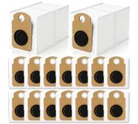 16 Pack Dust Bags for Dyson V10 Konical Auto-empty Dok | 2.5L High-Capacity Replacement Bags, Multi-layer Filtration, 60-Day Dust Storage per Bag, Self-Emptying Dock Refills