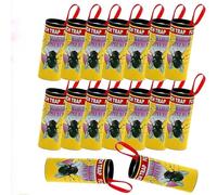 16 Pack Fly Catcher Strips - Sticky Fly Papers for Indoors & Outdoors, Non-Toxic Fly Traps for Home, Kitchen, Greenhouse & Garden Use rynrow