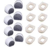 16 Pack Foam Prefilters And Carbon Filter Compatible With Petsafe Drinkwell Fountain Inox 360 Avalon