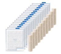 16 Pack Large Fish Tank Filter Cartridges Compatible with Aqueon QuietFlow Filter LED PRO Size 20,30,50,75/Power Filter Size 20,30,50,55/75, E Internal Size 40, Canister Filter Size 200/300/400