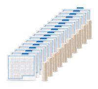 16 Pack Medium Fish Tank Filter Cartridges Compatible with Aqueon QuietFlow LED PRO Power Filter 10/10/E Internal Power Filter Size 20/Zilla Size 20(+10pcs Filter Pads)