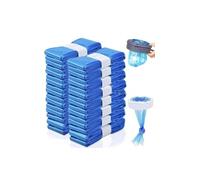 16-Pack Nappy Bin Refills | Compatible with Tommee Tippee Simplee Sagenic, Twist & Click disposal System | Smell Proof | Baby Diaper Pail Liner