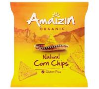 16 Pack of Gluten Free Amaizin Organic Natural Corn Chips 75 g