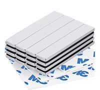 16 Pack Powerful Neodymium Bar Magnets Rare Earth with Sided Adhesive N35 NdFeB RoHS Compliant