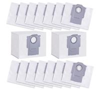 16 Pack Q5 Dust Bags for Roborock Q5+/Q5 Max+/Q5 Pro+/Q7/Q7+/Q7 Max+/Q7 M5+ L5+/S7 Pro Ultra/S7 MaxV Ultra/S8+/Q8 Max+/S8 Pro Ultra/Q10 S5+ X5+ Robot Vacuum, 3L Large Capacity Replacement Dust Bag