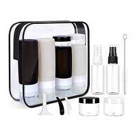 16 Pack Silicone Travel Bottles Set for Toiletries - Morfone TSA Approved Travel Containers Leakproof Squeezable Refillable Travel Accessories 2oz 3oz for Shampoo Conditioner Lotion Liquids (BPA Free)