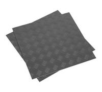 16 PACK Vinyl Floor Tile - Peel & Stick Backing - 457.2 x 457.2mm - Silver Tread