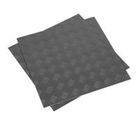 16 PACK Vinyl Floor Tile - Peel & Stick Backing - 457.2 x 457.2mm - Silver Tread