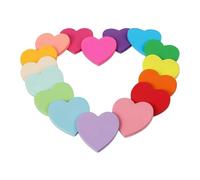 16 Packs Heart Shaped Sticky Notes 3x3 Inch, Valentine’s Day Gifts, Cute Bright Colors Self-Adhesive Memo Pads, Easy to Stick on Home Laptop Notebook, 30 Sheets Per Pad Total 480 Sheets (style1)