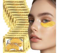 16 Pairs 24K Gold Eye Mask, Collagen Eye Gel Pads Under Eye Mask Patches for Remove Eye Bags, Puffiness & Wrinkles, Anti-Aging, Hydrating & Brightening Under Eye Collagen Patches