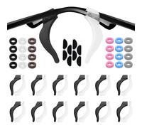 16 Pairs Anti Slip Glasses Accessories, Eyeglasses Retainers Silicone Glasses Temple Holders, Eyeglasses Ear Grips Protectors, Glasses Grips Behind Ears for Reading Eyeglasses Sunglasses