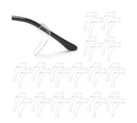 16 Pairs Eyeglass Ear Cushions, Soft Silicone Anti-Slip Temple Tips for Glasses Retention, Transparent Fit for Adult and Kids Spectacles Sunglasses Reading