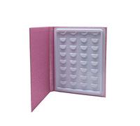 16 Pairs Eyelash Storage Book, Empty Glitter Lash Storage Case, Makeup Display Sample Container, for Women Girls