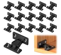 16 Pairs Keku Push in Panel Clips,Push in Plinth Fasteners Fittings Press Fit Panel Clips,ABS Quick Push Fittings Hidden Furniture,Quick Fitting Furniture Panel Board Connector for Kitchen Cabinets