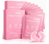 16 Pairs PDRN & Instant Collagen Eye Patches, Deeply Hydrating Eye Mask, Under Eye Patches for Puffy Eyes and Dark Circles & Fine Lines, with Niacinamide, Hydrolyzed Collagen