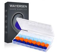 16 Pairs Silicone Ear Plugs for Sleeping Noise Canceling, 4 Colors About 2 Years Supply Soft Reusable Moldable Washable Earplugs, Suitable for Sleep, Swim, Travel, Work, Concerts, Study