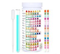 16 Parameter Water Testing Kit, Convenient Test Strips for Drinking Water, Pool, and Aquatic Assessment (50pcs)