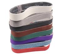 16 Pcs 1 x 18 Inch Knife Sharpener Sanding Belts, 1x18 Sanding Belts for Work Sharp Ken Onion Blade Grinder Attachment, 80/120/240/400/600/1000/2500/5000 Grit Knife Sharpening Belts