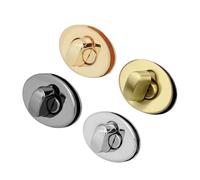 16 Pcs 2.3CM Mini Oval Twist Turn Locks Purse Lock