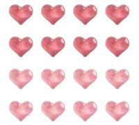 16 PCS 3D Crystal Heart Fridge Magnets, Love Heart Magnet, Cute Refrigerator Magnets for Home Kitchen Office, Artistic Decorative Magnetic Gifts for Women Wife Girlfriend