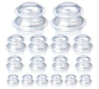 16 Pcs 4 Sizes Cupping Therapy Set Silicone Cupping Massage Cups Professional Chinese Cupping Therapy Studio and Household Set for Cellulite Reduction Body Myofascial Muscle Nerve Joint Pain