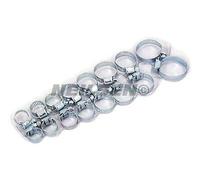 16 pcs Assorted Hose Clamps Set Jubilee Clips Zinc