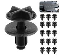 16 PCS Battery Cover Cowl Panel Retainer Plastic Clips LR024316 for Land Rover Range Rover Discovery Evoque Accessory, Durable Nylon 9mm Hole Air Intake Trim Fasteners, Black