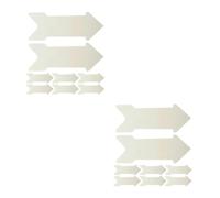 16 Pcs Blank Wood Arrow Sign for Crafts Unfinished Hanging Plaque