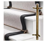 16 Pcs Brass Carpet Rod Set - 30in Runner Holders for Indoor Use, Perfect for Apartments, Theaters, and Concert Halls - Fixed Tools for Secure Inllat
