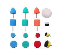 16 PCS Car Detail Polishing Pads Sponge Disc Tool Door Handle Strips Small Areas Polisher Rotary Home Household Cleaning