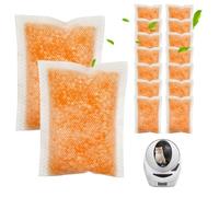 16 Pcs Cat Litter Box Deodorizer Refills Compatible with Whisker OdorTrap Pod/Litter Robot 3 Accessories/Litter Robot 4 Filter, Eliminates Odors, Litter Box Odor Eliminator (Peach Scent)