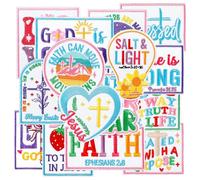 16 Pcs Christian Bible Verse Embroidered Trucker Hat Patches, Christian Iron on Patches, Faith Jesus Embroidered Trucker Hat Patch DIY Accessories for Clothes Uniform Backpack Jacket Jeans