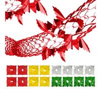 16 Pcs Christmas Hanging Decoration Foil Garland Festive HangingChristmas Decoration Xmas Ceiling Garland Christmas Hanging Decs SwirlChristmas CeilingChristmas Decoration FoilChristmas Decorations