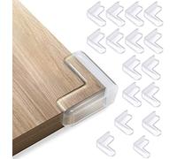 16 PCS Corner Protectors for Kids, Baby Proofing Adhesive Table Corner Protectors Clear Silicone Soft Corner Guards Bumpers Edge Protector Guards for Furniture Against Sharp Corners