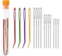16 Pcs Crochet Needle - Assorted Sizes Darning Needles for Crochet Needles, Wool, Tapestry Needle Yarn Needle, Needles for Sewing Up Knitting for Crochet DIY Crafts