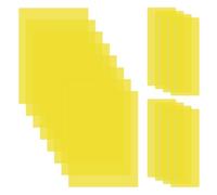 16 PCS Dyslexia Overlays, 2 Sizes Coloured Overlays for Dyslexia | Yellow A4 Acetate Sheets Reading Highlight Strips, Plastic Reading Dyslexia Tools for Kids and Adults with Adhd Aids