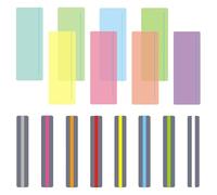 16 Pcs Dyslexia Overlays, Coloured Reading Overlays, Dyslexia Overlay Ruler, Dyslexia Overlays Aids for Children, Teacher, Reading Beginners, for Visual Stress, Dyslexia, Irlens Syndrome, and ADHD